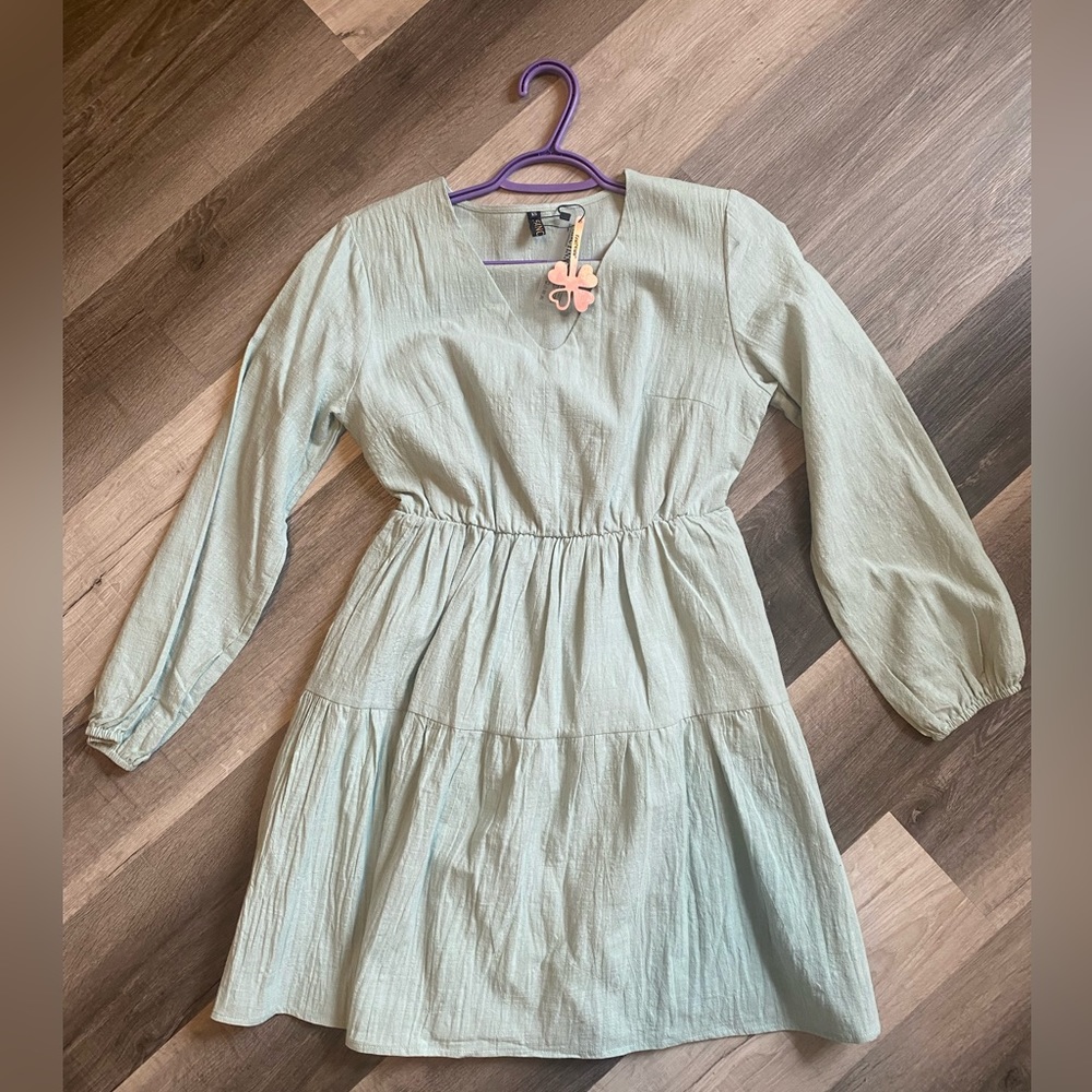 Mint green summer dress !